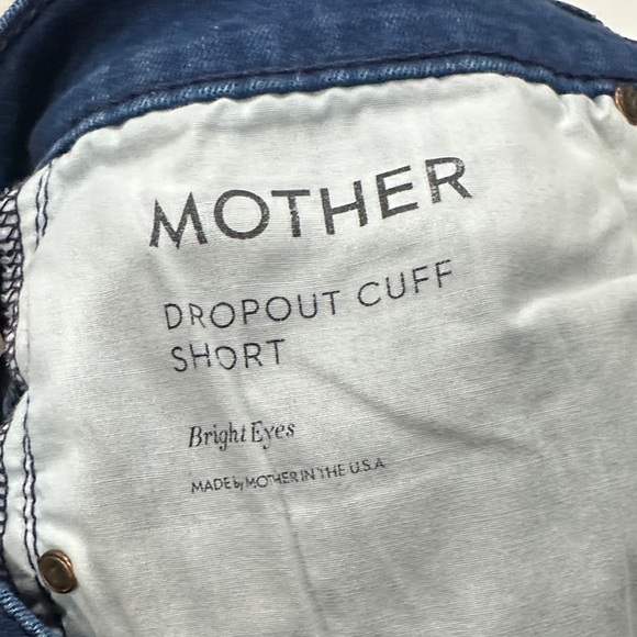 MOTHER Dark Blue Jean Shorts - Picture 5 of 5